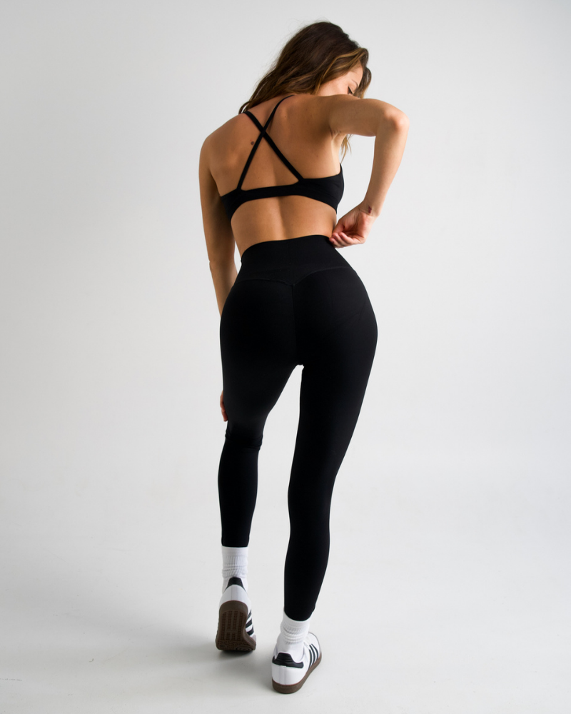 Not Your Basic Leggings Onyx Invisible Scrunch Active Basics