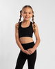 Kids Racer Crop - Onyx