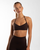 Halter Crop - Chocolate