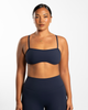 Backless Crop - Navy