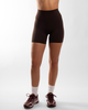 Not Your Basic 6 Inch Shorts - Chocolate (Invisible Scrunch)