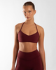 Halter Crop - Bordeaux
