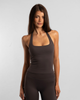 NotYourBasic™ Sculpt Halter Tank | Charcoal