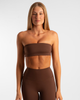 Bandeau Crop - Mocha