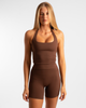 Sculpt Halter Tank - Mocha