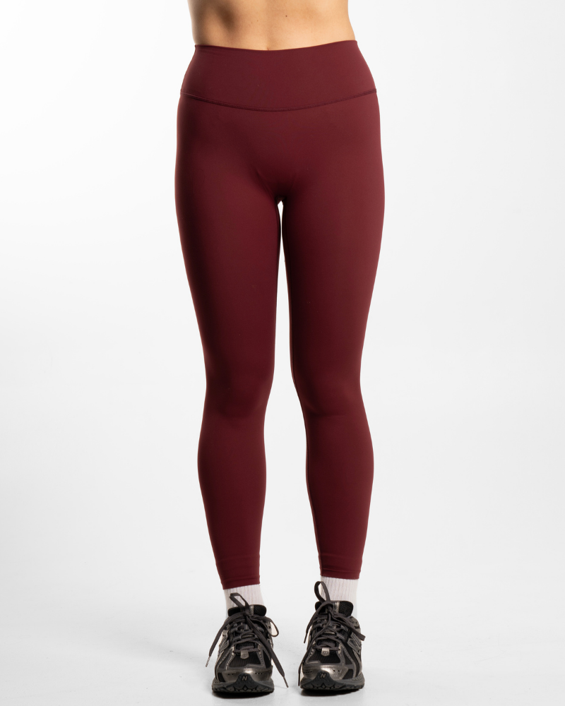 Not Your Basic Leggings - Bordeaux (Invisible Scrunch) – Active Basics