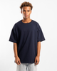 Luxe Oversized Tee - Navy
